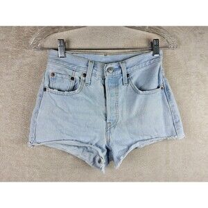 Levi's Women's Button Fly 501 Denim Jean Shorts Size 24